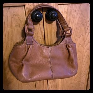 Leather handbag